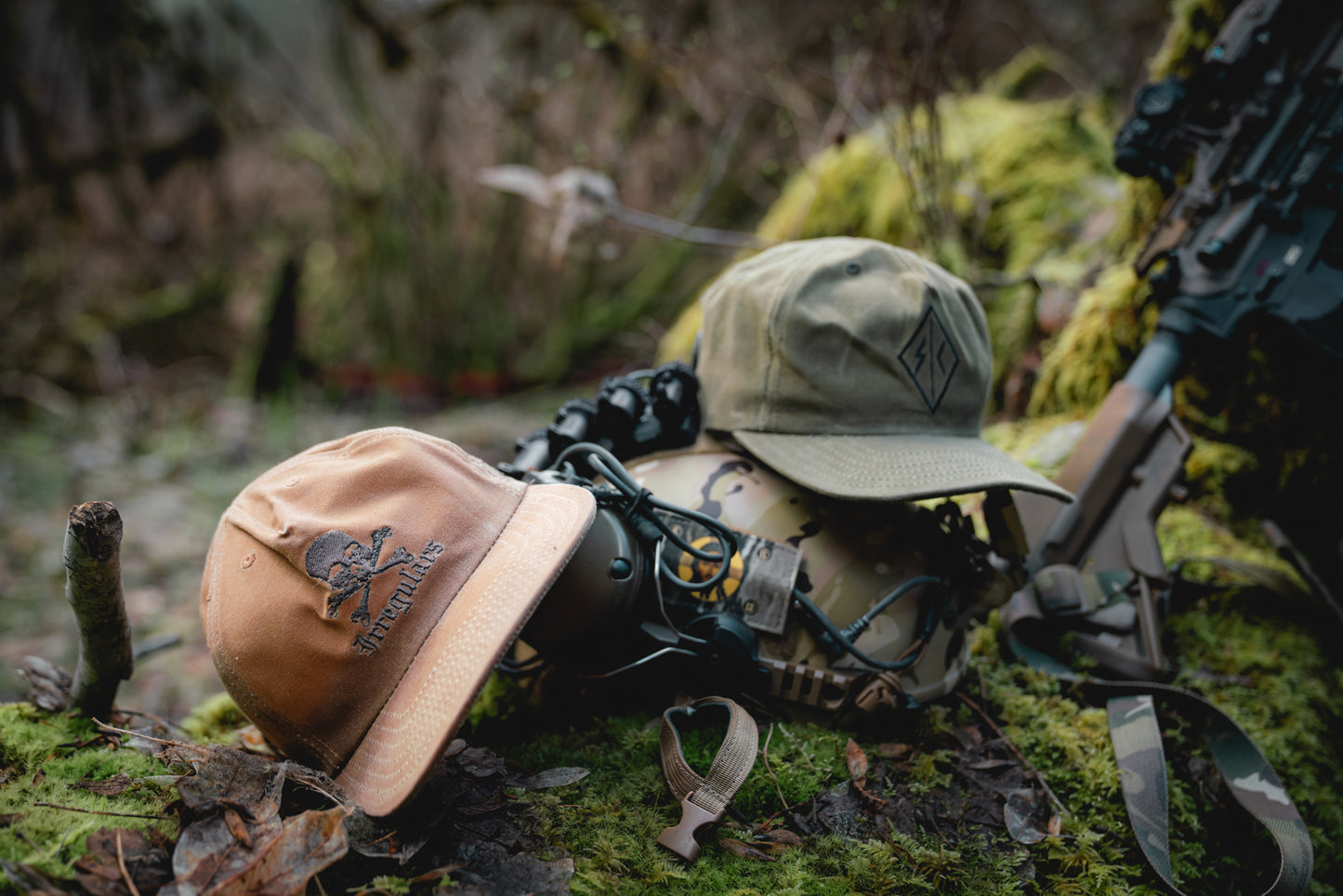 THINK ABOUT DEATH WAXED CANVAS PACK HAT