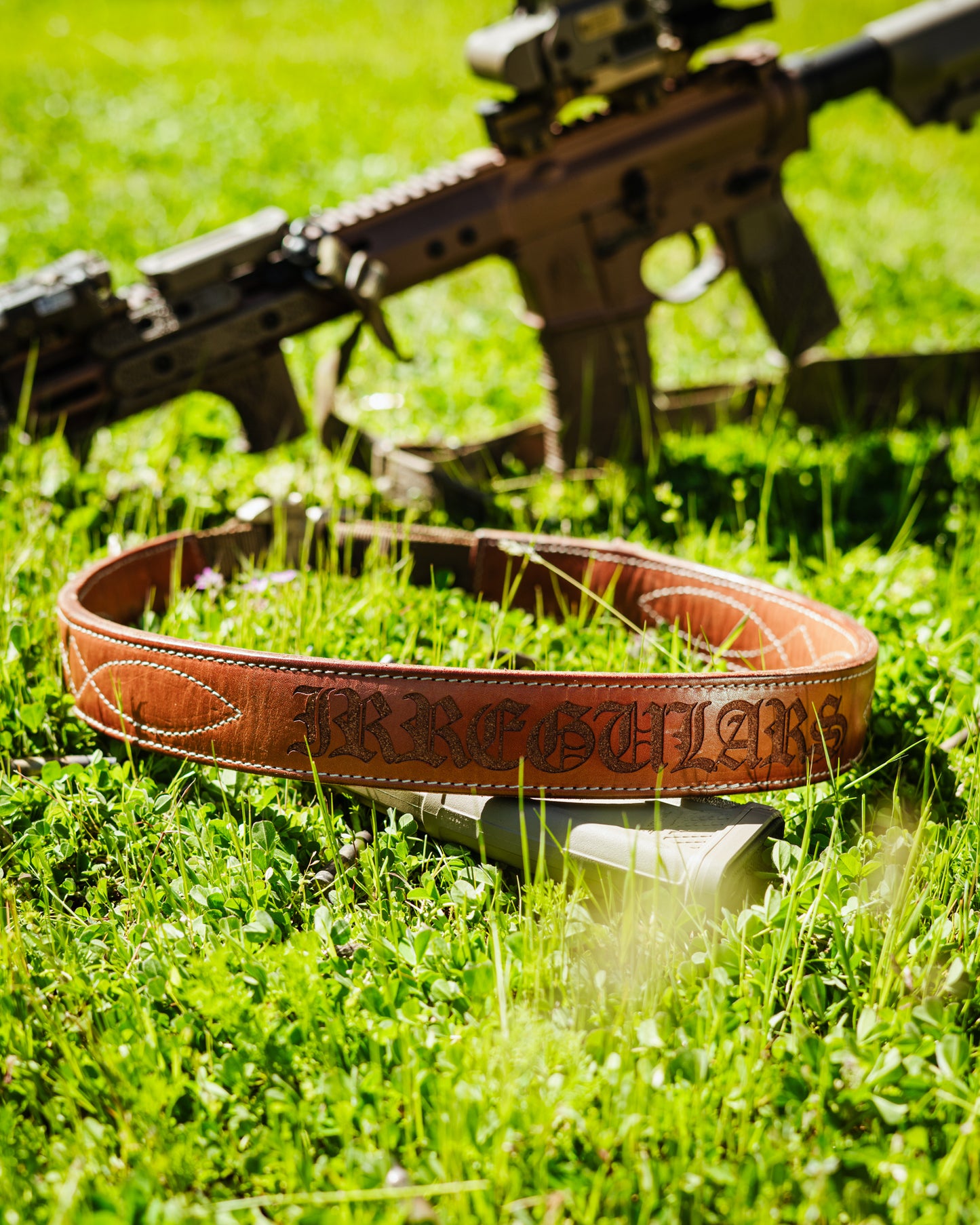 HERITAGE LEATHER BELT 2 LAYER