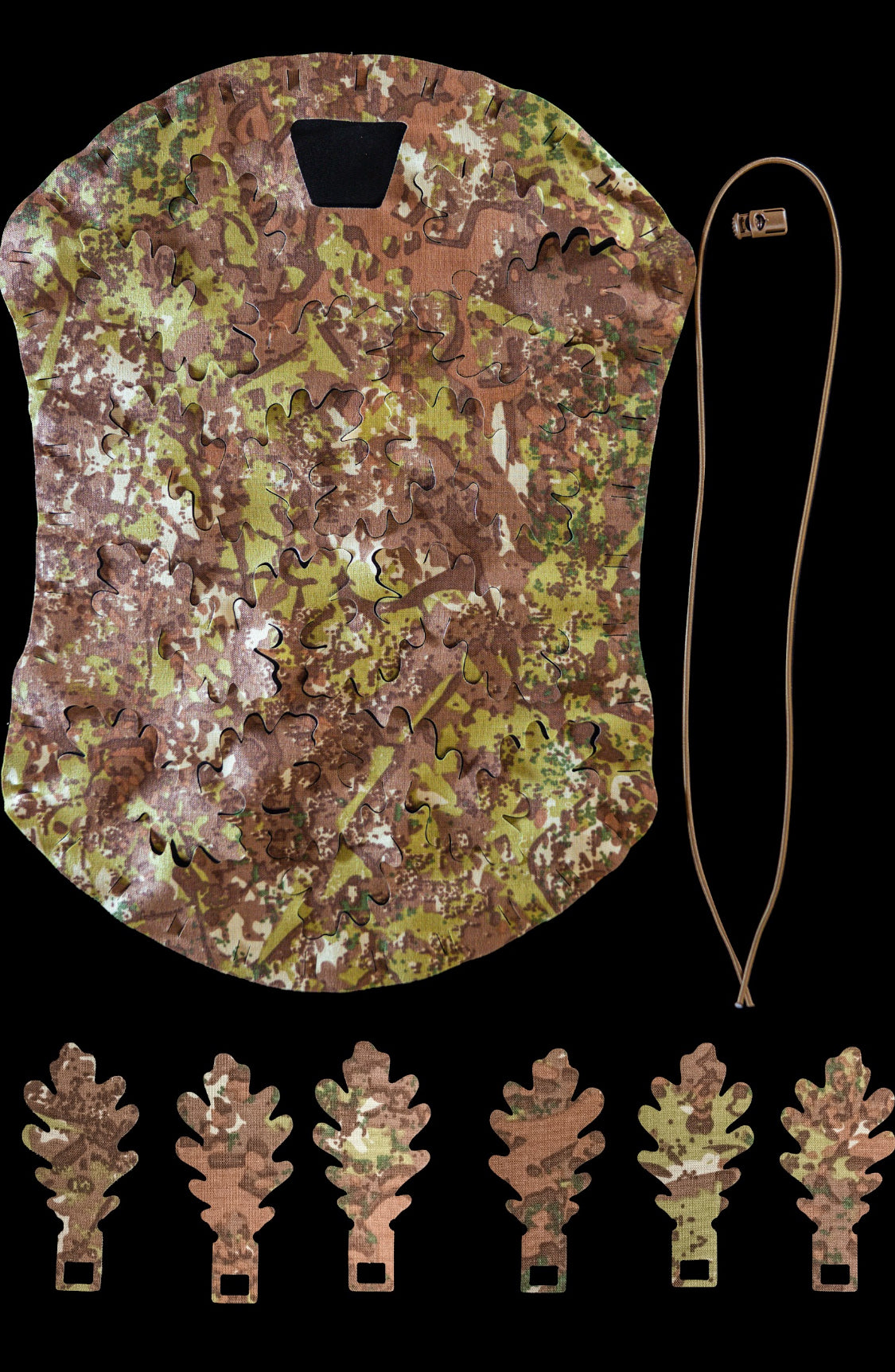 IRREGULAR OAKLEAF HELMET SCRIM