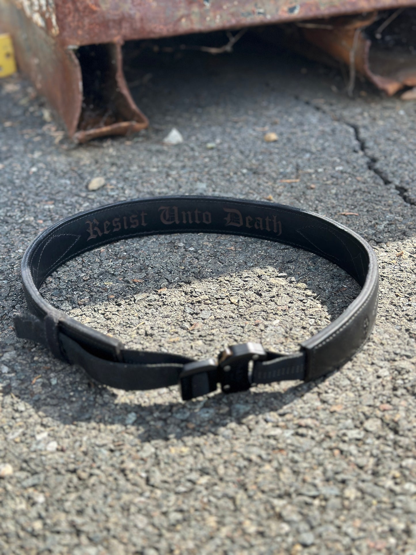 HERITAGE LEATHER BELT 2 LAYER