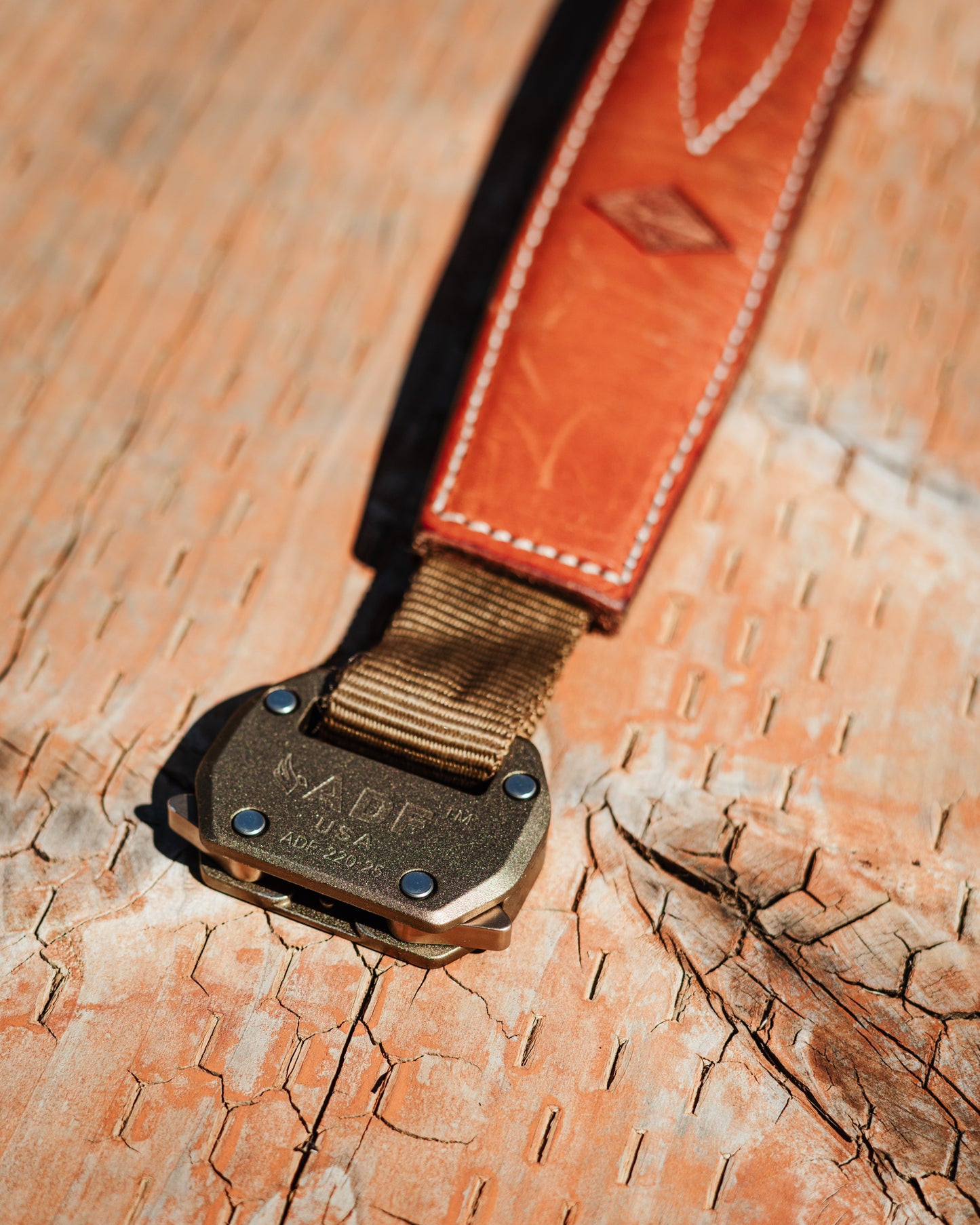HERITAGE LEATHER BELT 2 LAYER