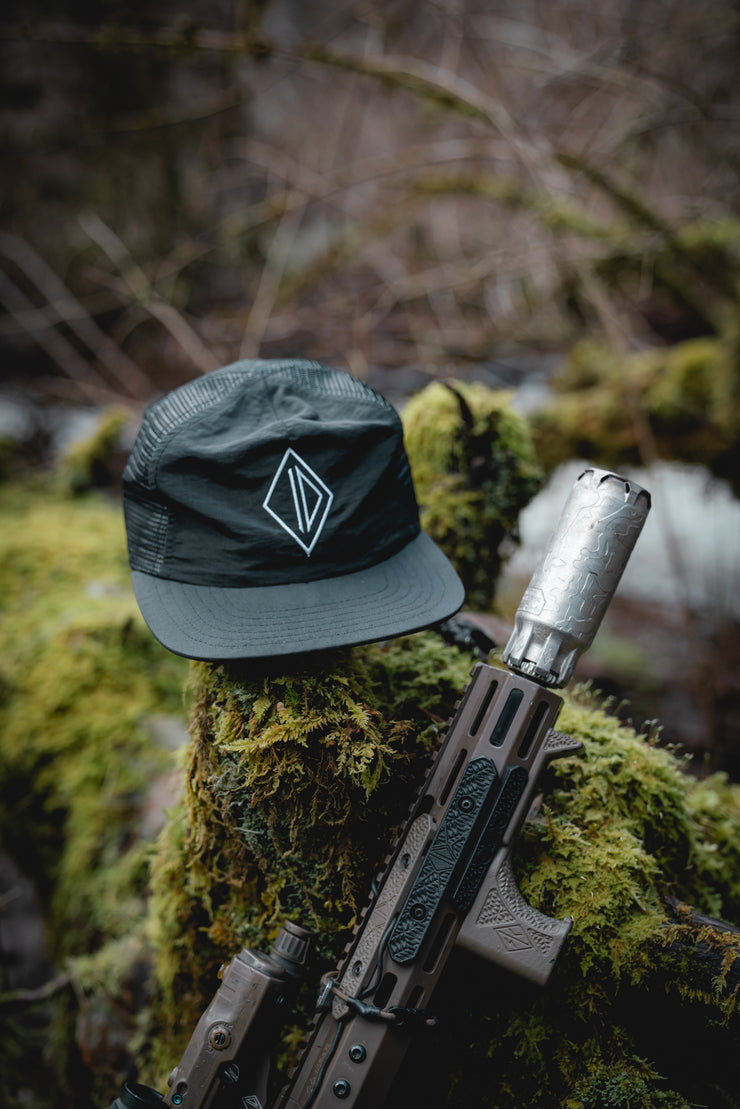 ID mesh back pack hat