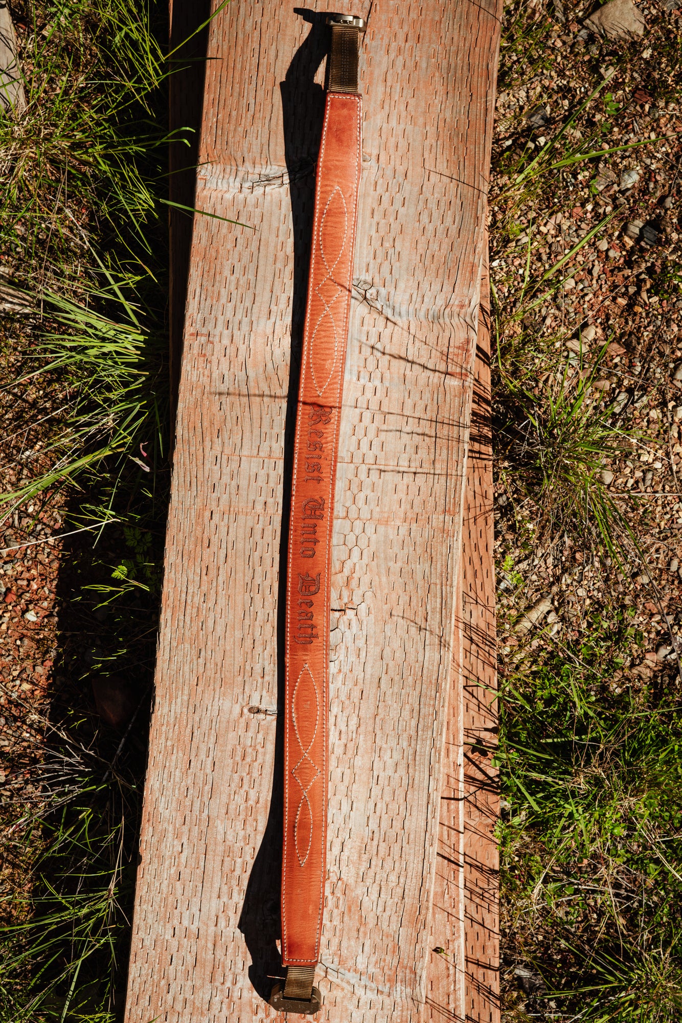 HERITAGE LEATHER BELT 2 LAYER
