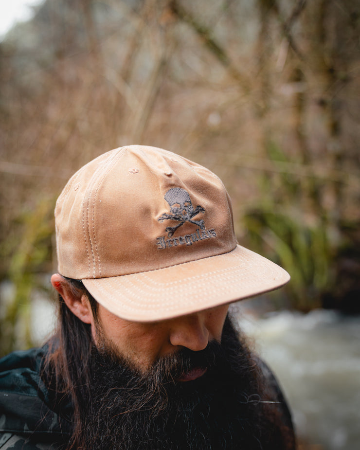 THINK ABOUT DEATH WAXED CANVAS PACK HAT
