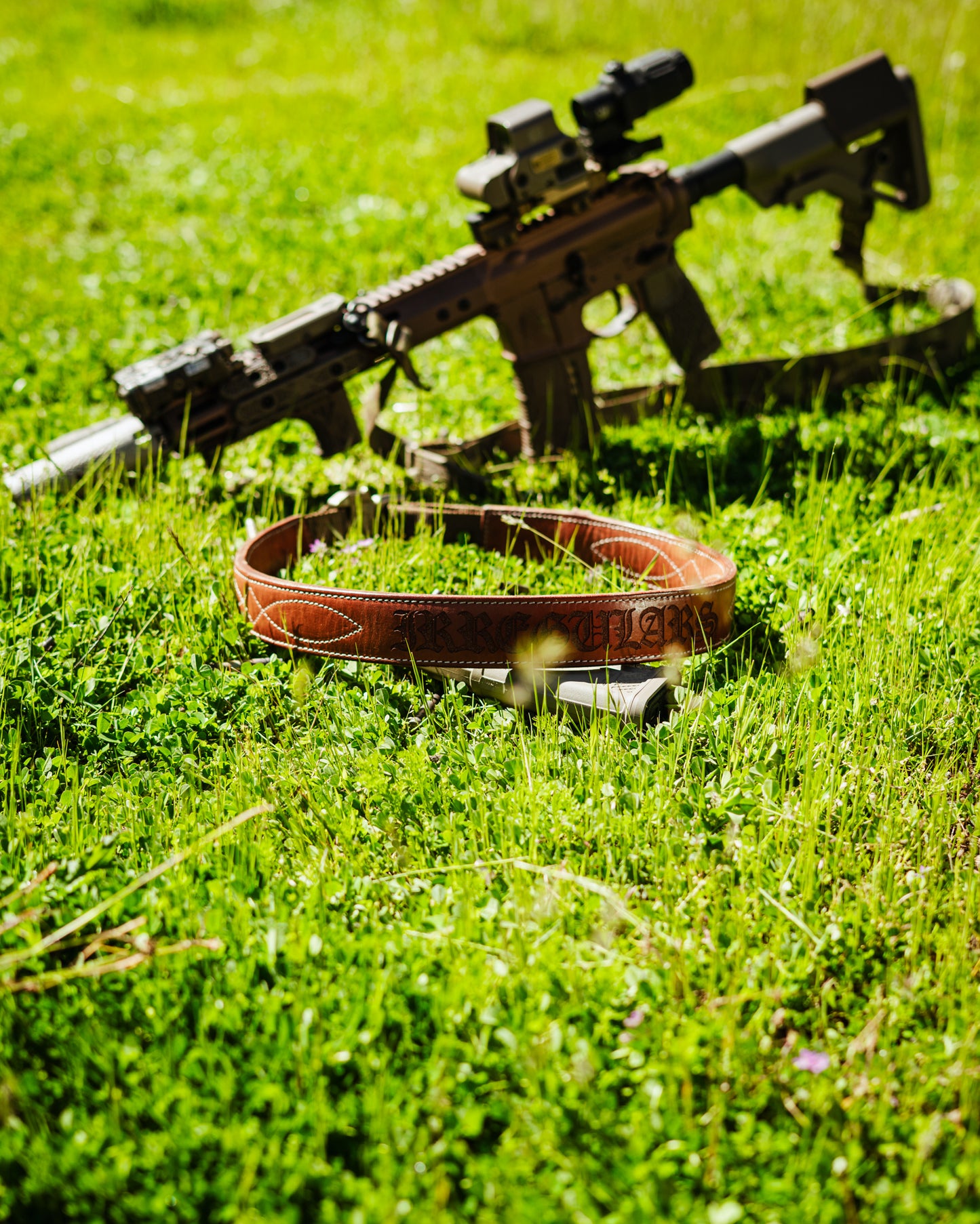 HERITAGE LEATHER BELT 2 LAYER