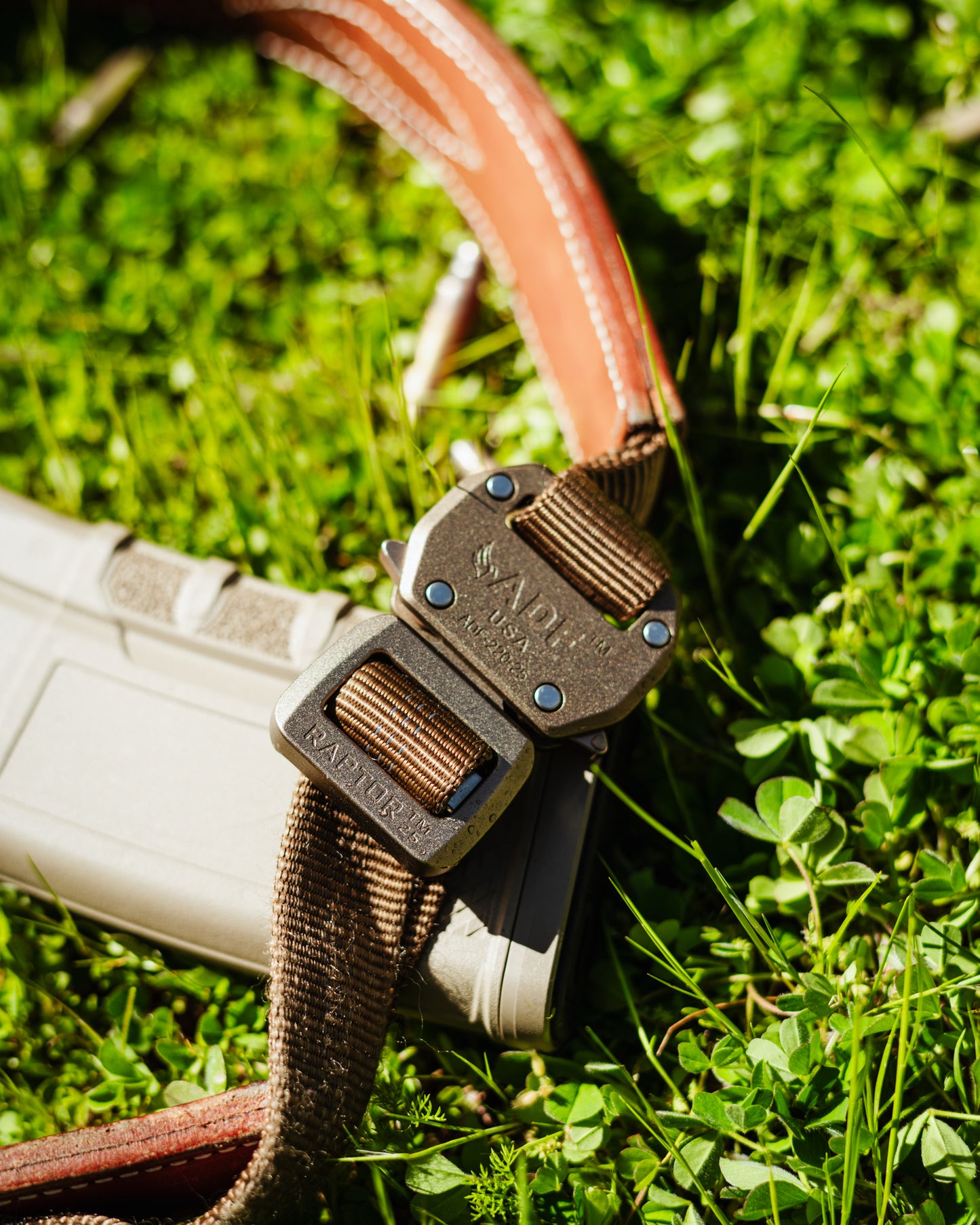 HERITAGE LEATHER BELT 2 LAYER