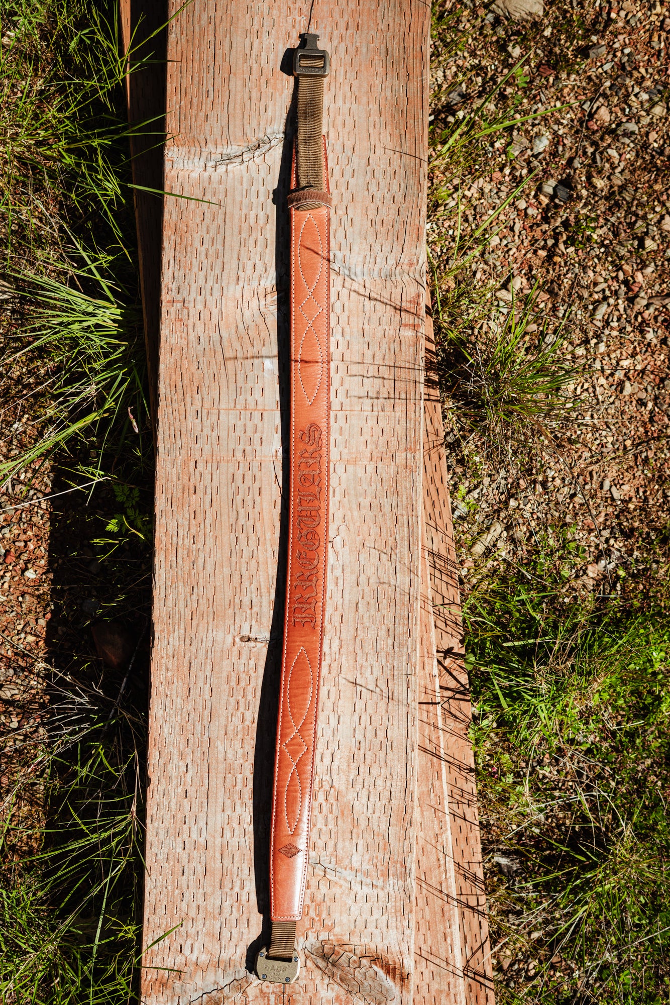 HERITAGE LEATHER BELT 2 LAYER