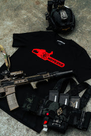 IRREGULAR DEFENSE X NOVESKE CHAINSAW MASSACRE TEE