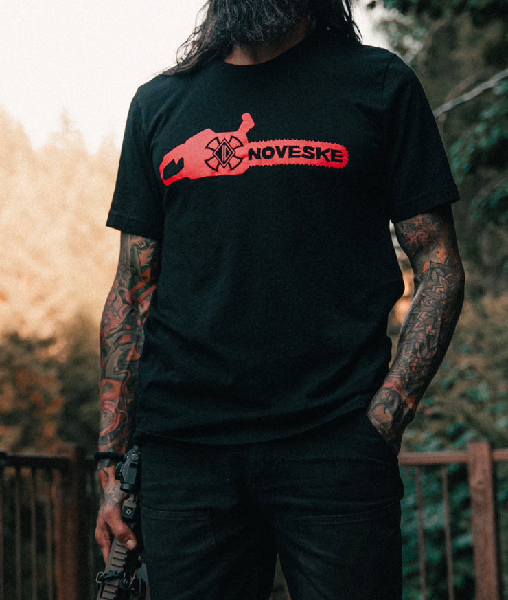 IRREGULAR DEFENSE X NOVESKE CHAINSAW MASSACRE TEE