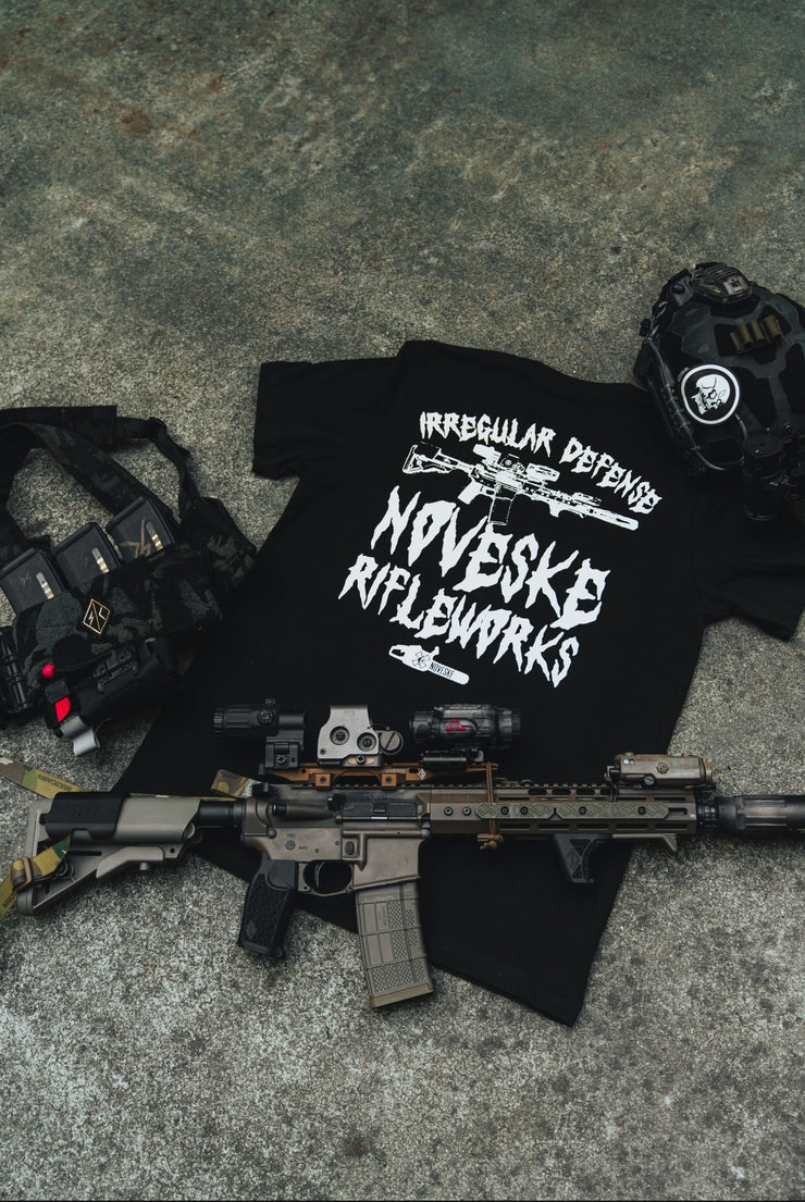 IRREGULAR DEFENSE X NOVESKE RIFLEWORKS TEE – SC IRREGULARS